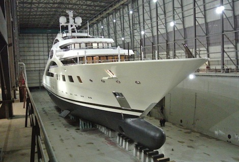 Image for article Superyacht ACE launches at Lürssen